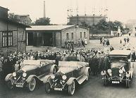 Blick vom Audi-Werk auf das Gaswerk 1929